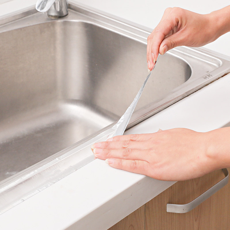 Japan imported American seam stickers waterproof stickers anti-mildew and anti-fouling gas furnace edge sealing toilet base tile edge self-adhesive