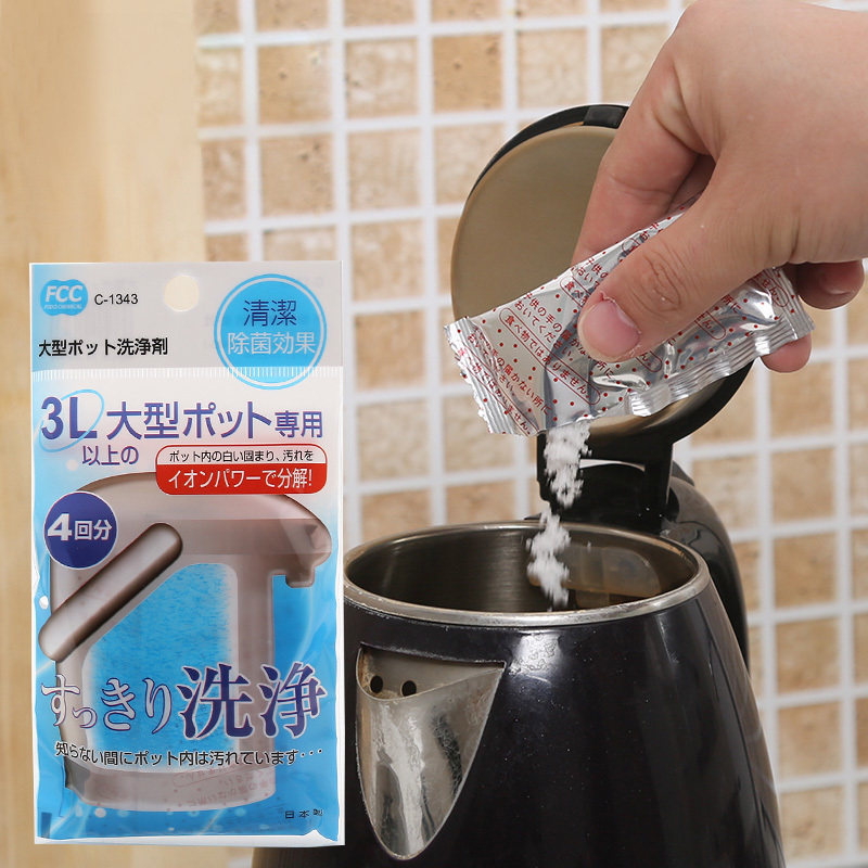 Japan Import Descale Agent Descaling Kettle Electric Hot Water Bottle Hot Insulation Jug Except Water Scale Powerful Cleaning Agent Cleaning Agent