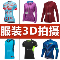 Taobao still life products tile hanging photography childrens clothing white background photography Amazon 3D three-dimensional mens and womens clothing photography