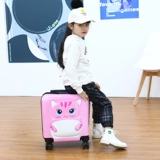 Мультяшный милый детский чемодан с сидением подходит для мужчин и женщин, делается под заказ, 20 дюймов, подарок на день рождения, 3D
