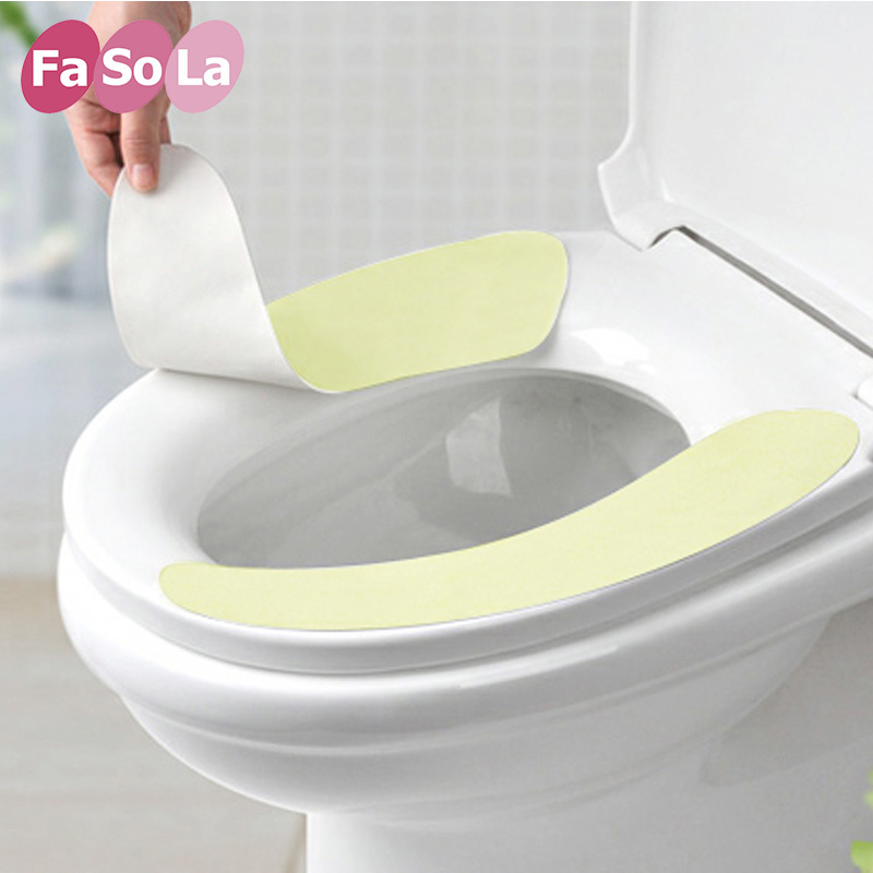 FaSoLa winter toilet cushion seat cushion seat cover for home adhesive toilet cover waterproof universal sitting toilet cushion seat cover