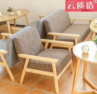 Quán trà gia dụng Trung Quốc, phòng họp kinh doanh, ghế sofa, bàn cà phê kết hợp, khu vực nghỉ ngơi, kết hợp nội thất, nội thất khách hàng - FnB Furniture mẫu bàn ghế cafe đẹp