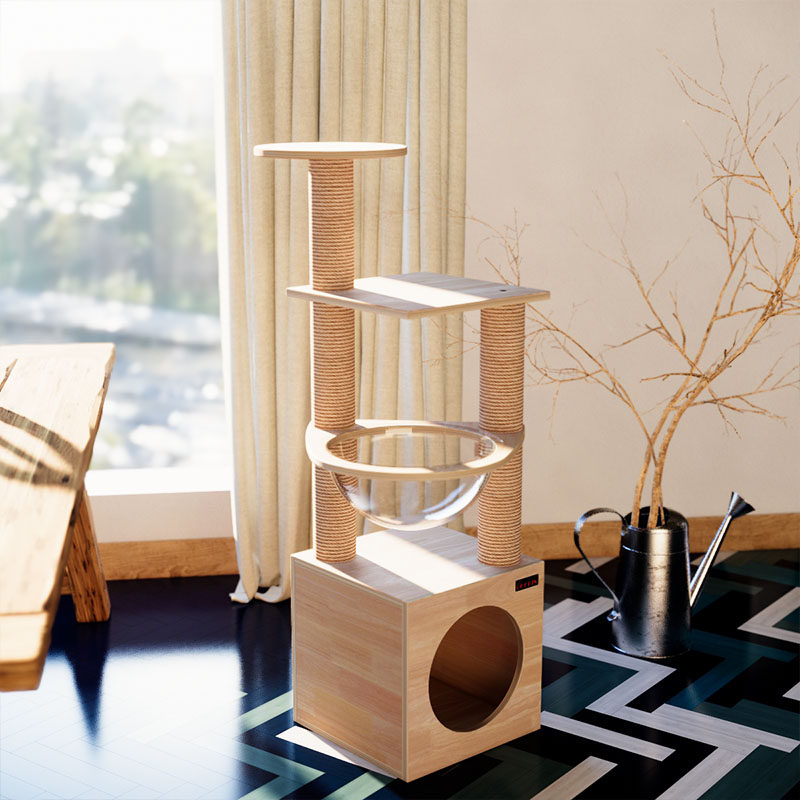 Chopin Solid Tropic Cat Jump Cat Furniture Hemp Rope Cat Cat Nestled Cat Cat Cat Cruise Villa