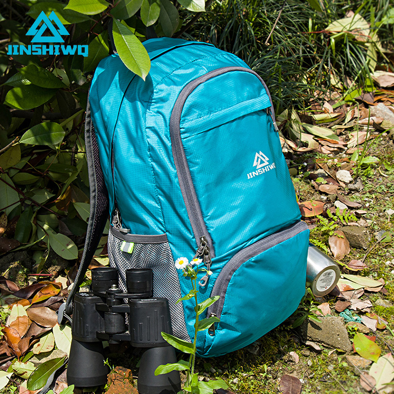 JINSHIWQ Skin Bag Ultra Light Foldable Travel Bag Backpack Shoulder Bag Outdoor Backpack Mountaineering Bag Light Portable Men and Women