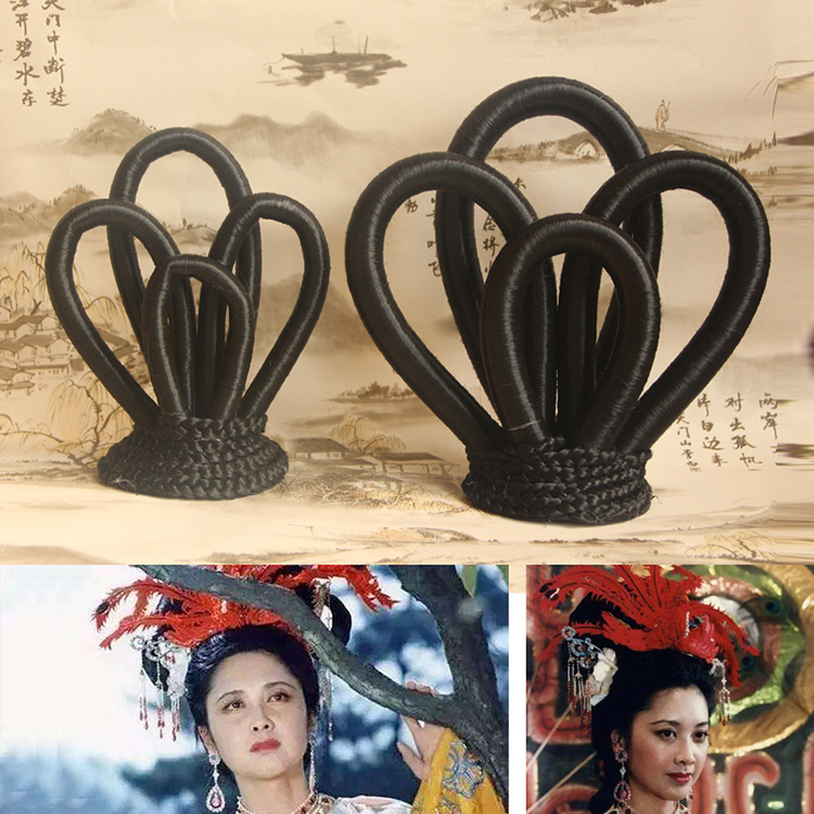 Ancient wig Fairy Handy Handling Daughter King Kyun Hanyi Dance Show Photo Hanging