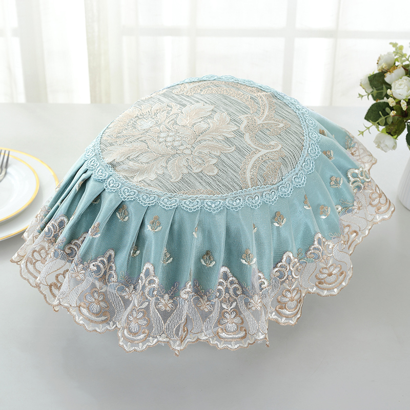 Round pastoral rice pot cover electric cooker cover cover cover lace cloth electrical dust cover
