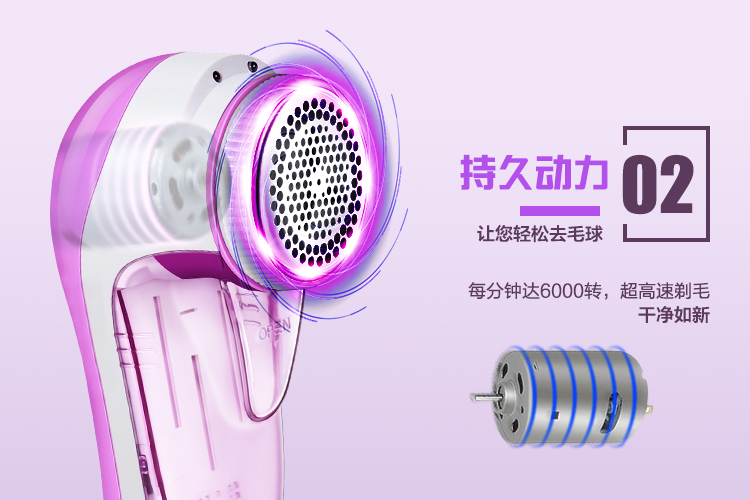 Tông đơ cắt tóc có thể sạc lại loại bỏ thang máy áo len vào quần áo bóng để gỡ tóc về nhà. - Link Remover máy cắt xù quần áo