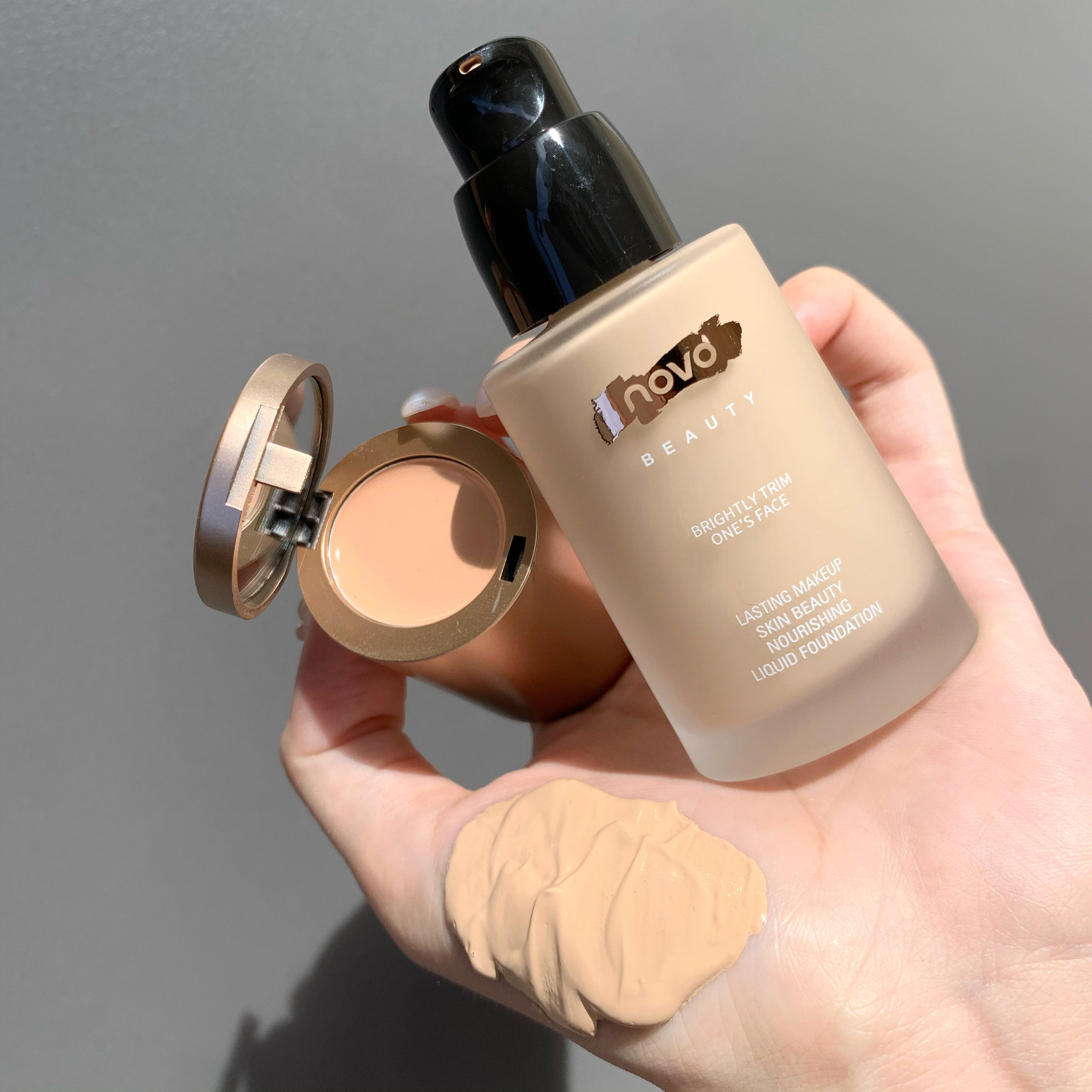 Recommended concealer translucent liquid foundation long-lasting moisturizing waterproof non-makeup oil control bb isolation cream to enhance creamy muscle