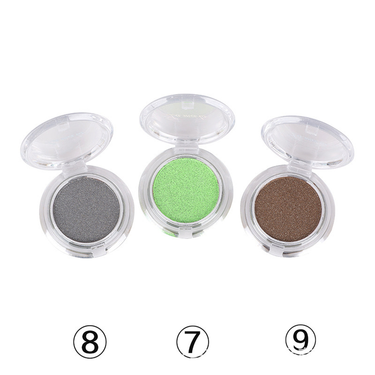 Clearance Pearlescent Eye Shadow Perpetual Pearlescent Monochrom Eyeshadow Earth Color Không Smudge Waterproof Eye Shadow Pan Nude Makeup Brush - Bóng mắt nhũ klavuu