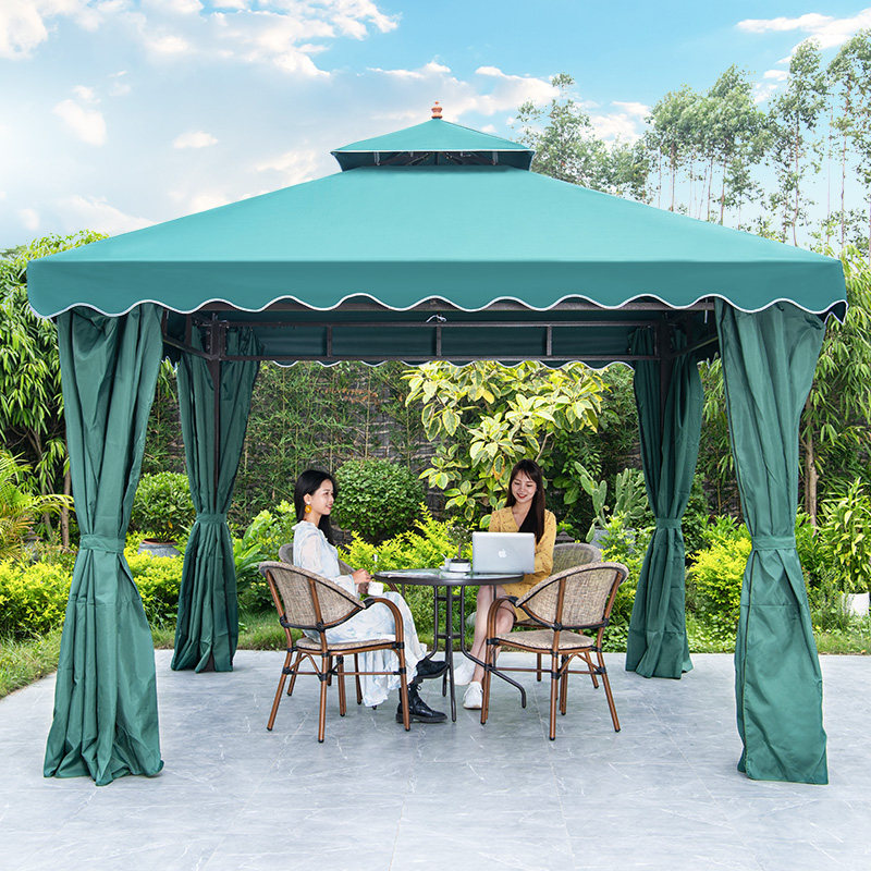 Outdoor Awning Outdoor Four Corners Casual Awning Advertising Exhibition Pins Active Large Swing Stands Tent Courtyard Canopy Shelter Rain Shelter