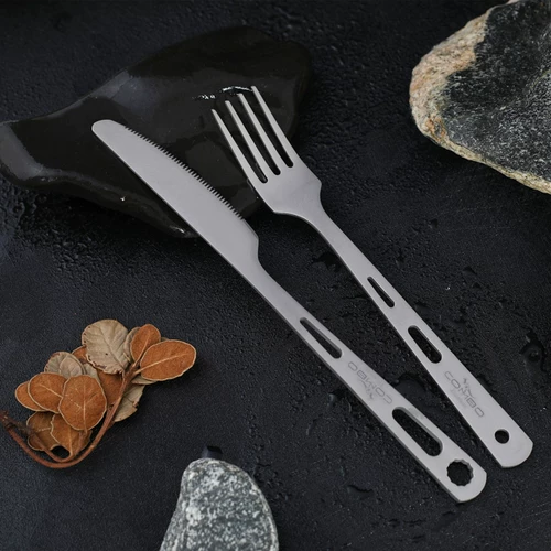 Дорожная портативная ложка, посуда для путешествий, комплект для пикника