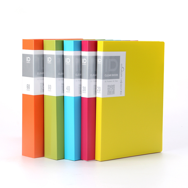 A5 folder inserts transparent information book small number transparent financial note clip accommodating bag office supplies