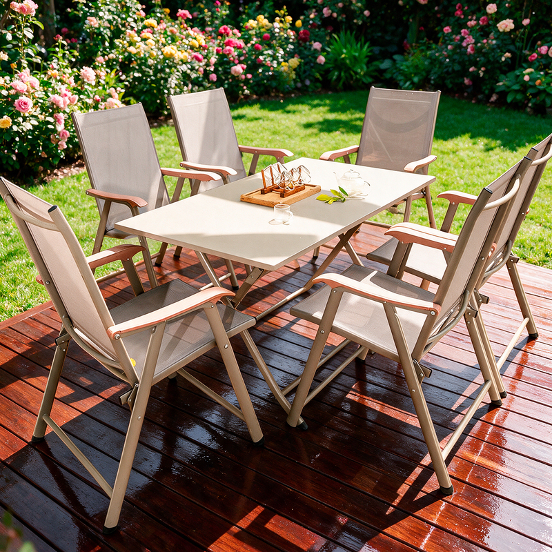 Mojia Outdoor Folding Table and Chairs, Courtyard Open-Air Coffee Outdoor Leisure Garden Mesh Breathable Table and Chair Set with Umbrella Mojia Outdoor Folding Table and Chairs, Courtyard Open-Air Coffee Outdoor Leisure Garden Mesh Breathable Table and Chair Set with Umbrella