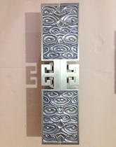 Chinese imitation ancient Xiangyun large door handle modern luxury engraving handle hotel clubhouse wooden door glass door handle