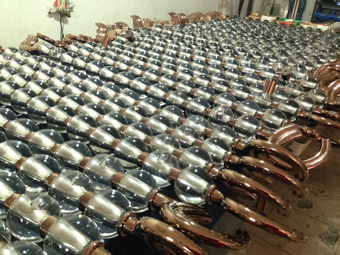 Glass door handle stainless steel crystal door handle European style door handle handle hotel KTV door handle