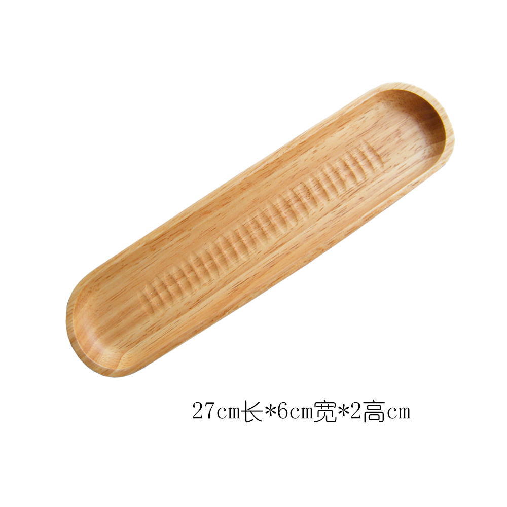 Snack tấm gỗ cao su sushi gỗ dài tấm gỗ nướng bánh quy gỗ macaron pallet gỗ đũa gỗ