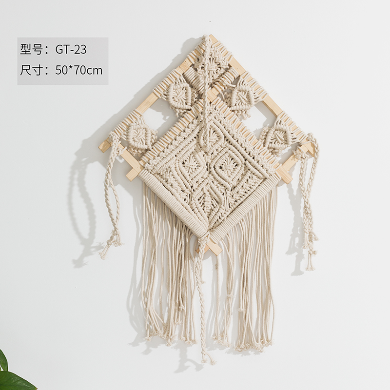 Nhập khẩu boho tấm thảm tua rua Bắc Âu dệt thủ công tấm thảm treo tường Thảm treo tường có lớn