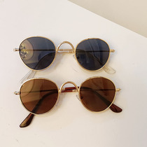 Childrens sunglasses baby hundred sunshine sun glasses baby children retro fashion creative glasses shape glasses props tide tide