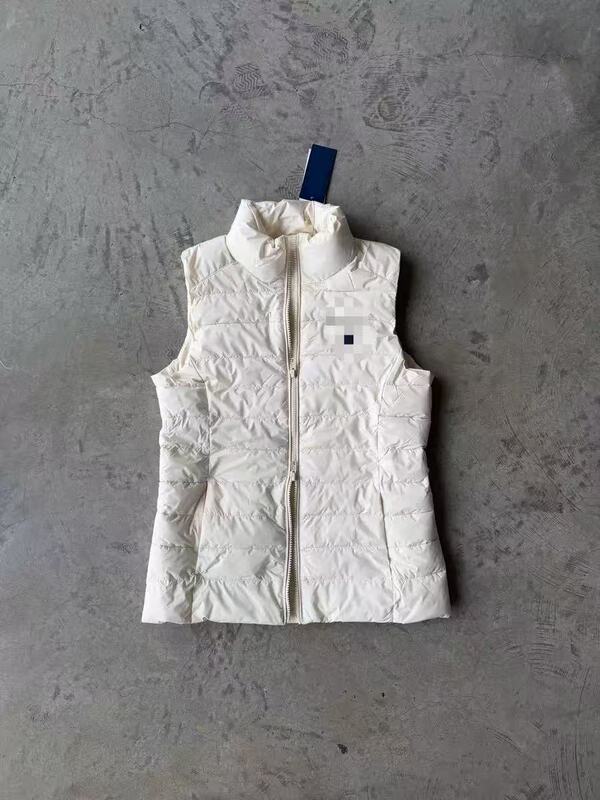 Scan Code Available/26 Foreign Trade Autumn and Winter Small Size Embroidered Sleeveless Vest Stand Collar Lightweight Cotton Jacket for Women Scan Code Available/26 Foreign Trade Autumn and Winter Small Size Embroidered Sleeveless Vest Stand Collar Lightweight Cotton Jacket for Women