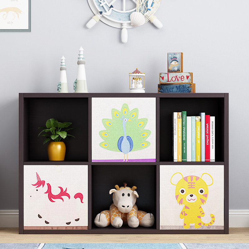 Children's toy cabinet collection cabinet library package free combination shelf kindergarten storage simple