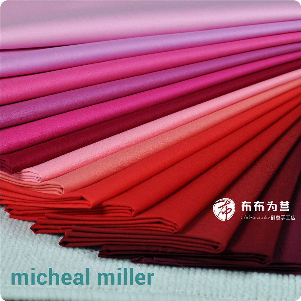 US imports Michael Miller MMF veva clothes handmade fabric ~ pink ensemble 1 8 yards C-Taobao