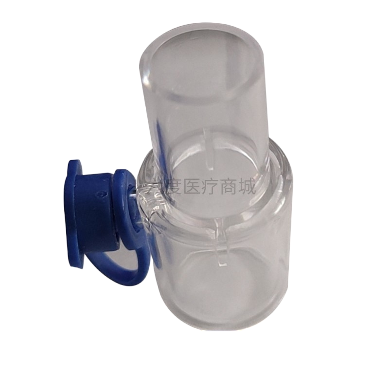 Suitable for Ventilator Pipeline Three-Way Bypass End-Tidal Carbon Dioxide Sampling Tube Luer Connector Airway Adapter