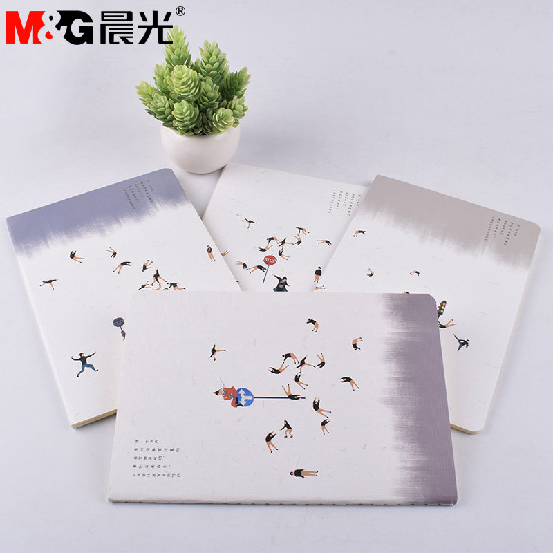 Morning light fashion cute small fresh notebook primary and secondary school office records this car line this conference note book