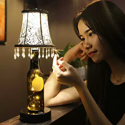 led rechargeable bar lamp creative decoration dimming bar ktv dining room cafe private room Fabric night light table lamp