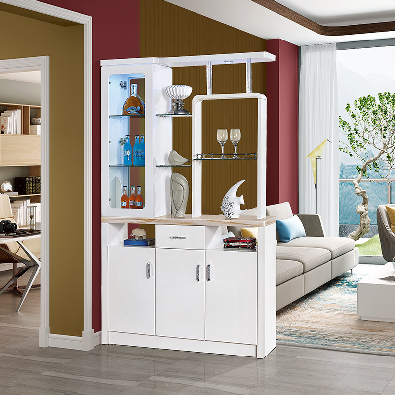 Multi Functional Into The Entrance Door Entrance Shoe Cabinet Living Room Dining Room Partition Screen Decorative Wine Cabinet Double Sided Paint Room Cabinet