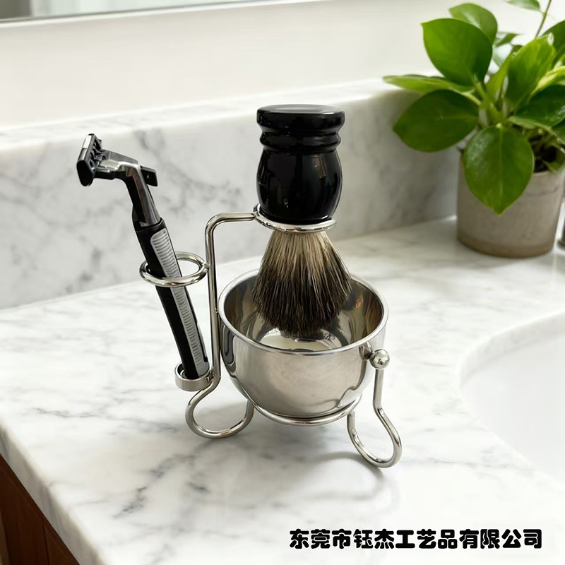 New Manual Razor Holder Set Care Razor Shaving Brush Shaving Brush Holder Cleaning Brush Holder