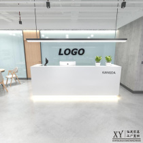 Modern Minimalist Baking Varnish Large Foreground Reception Desk Company Image Desk Shop Cashier Hotel Terrace Hotel