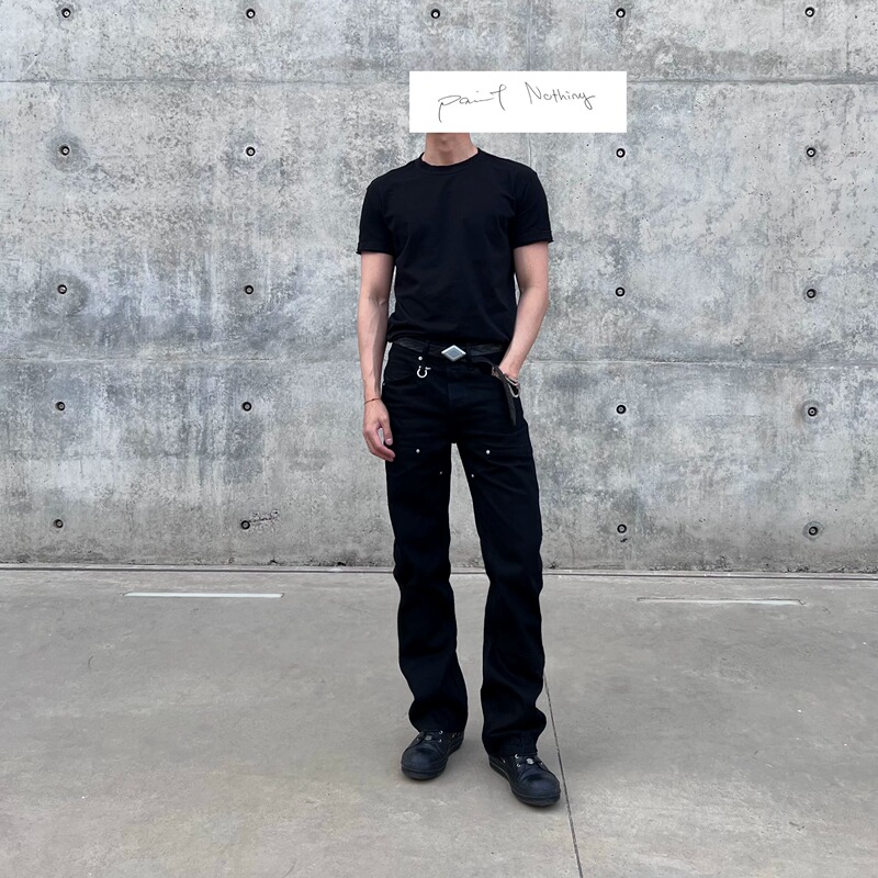 Paint Nothing "Fake Double Knee Straight Leg Workwear Logging Pants Logan Cut