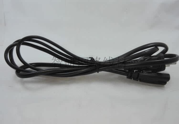 2-hole power cord, two-core eight-character tail power cord, printer, camera, notebook power and charging cord