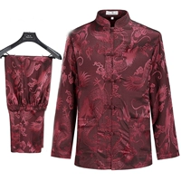 Лонгслив, бордовый комплект