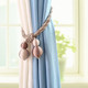 Modern simple curtain buckle strap tie hanging ball pair of jewelry tie tie strap binding rope European style flower hook