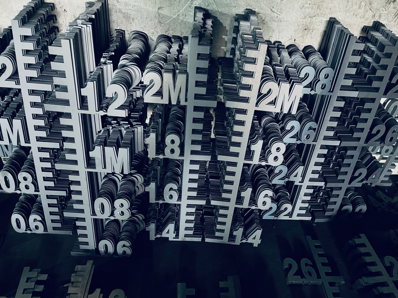 Ship Name Iron Lettering, Ship Waterline Load Circle, Cn Identification Number, Ship Number, Ship Waterline Marking Ruler, Welded Hollow-Out Design