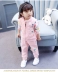 Bé gái mặc bé gái mùa thu phù hợp với trẻ em cotton dài tay hai dây trẻ em mùa xuân và mùa thu 1-3-5 tuổi quần jean bé trai Phù hợp với trẻ em