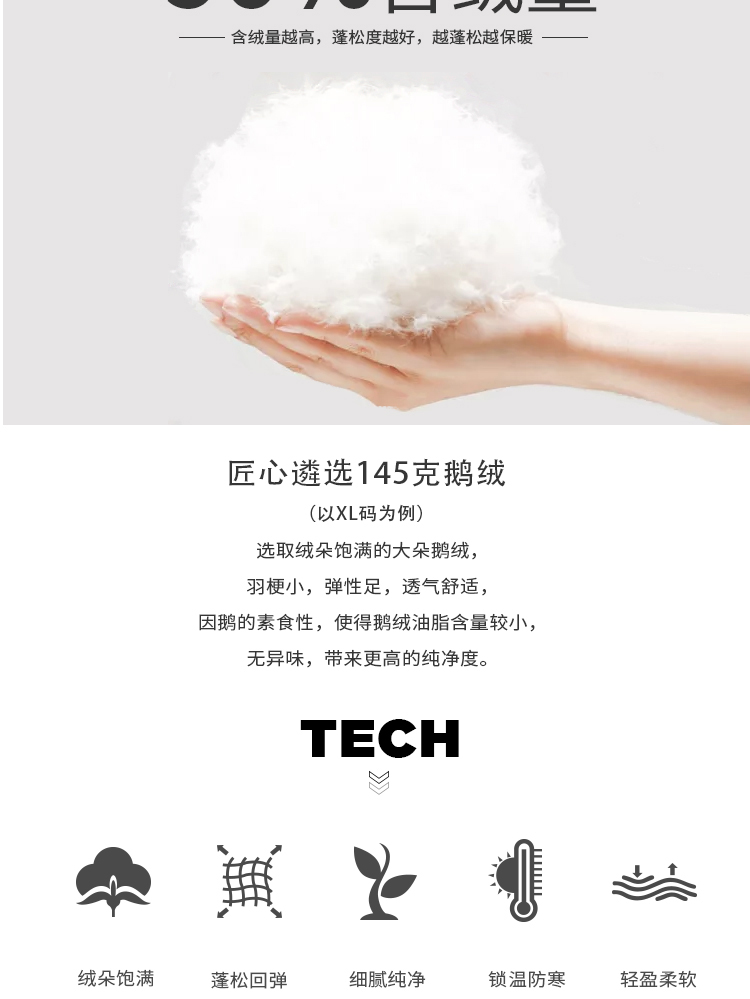 Li Ning trang web chính thức ngắn xuống áo khoác nam mới Wade loạt ấm áp giản dị trùm đầu áo khoác nam mùa đông ngỗng xuống - Thể thao xuống áo khoác áo phao lông vũ nữ có mũ