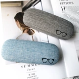 Японская ткань, свежие ретро очки, банка для хранения подходит для мужчин и женщин, из хлопка и льна