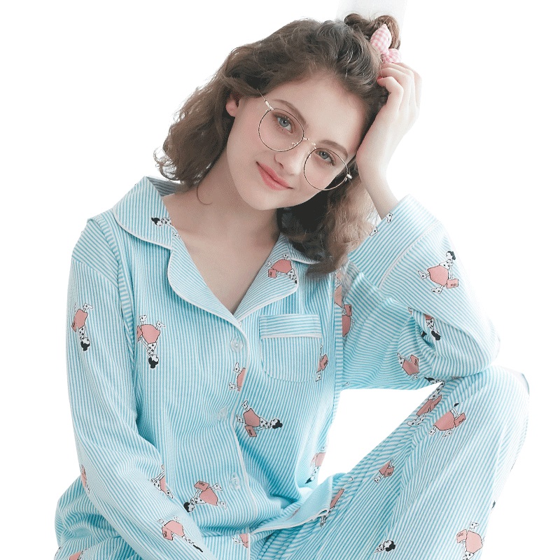 月子服纯棉孕妇睡衣女哺乳睡衣月子服春秋冬季产后四季可穿喂奶衣