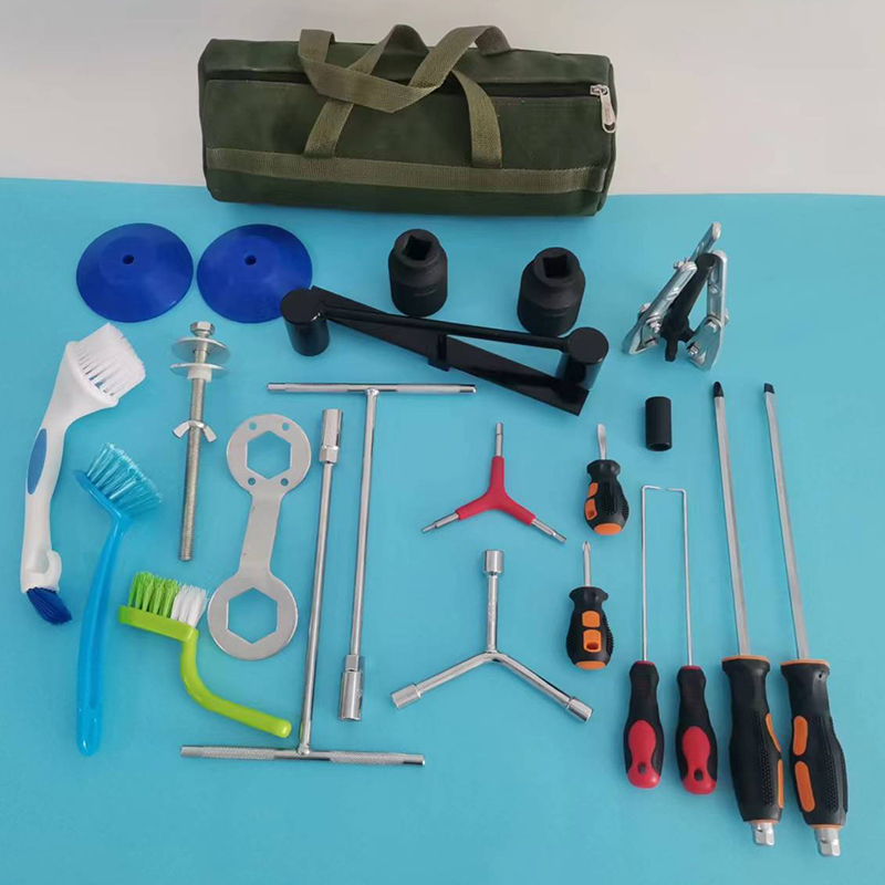 Disassemble the inner barrel of the pulsator washing machine, professional tool, clutch puller wrench, special cleaning drum cleaning brush