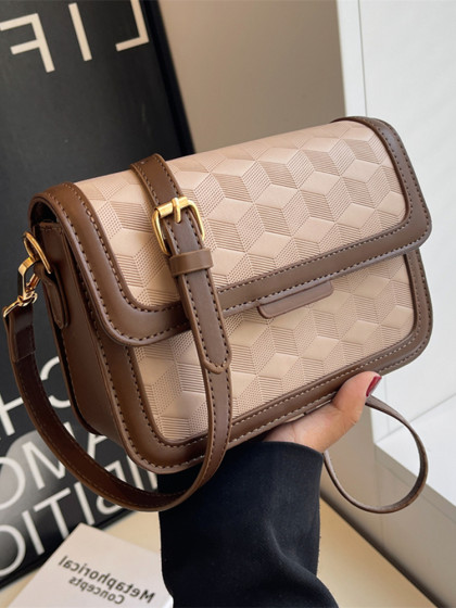 高级质感小众包包女2024新款复古百搭小方包简约时尚单肩斜挎包潮