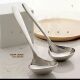 Stainless steel spoon adult soup spoon thickened long handle household kitchen stew powder drinking porridge spoon large size spoon adult soup spoon