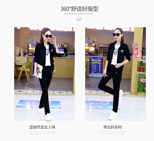 Bộ đồ thể thao mùa xuân 361 phù hợp với nữ mới Jordan thương hiệu cotton lỏng thời trang áo len giản dị ba mảnh nữ - Thể thao sau bộ quần áo thể thao