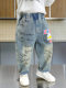 Ultraman Clothing Boys' Jeans Autumn 2025 New Stylish Children's Long Pants Boys' Spring and Autumn Pants