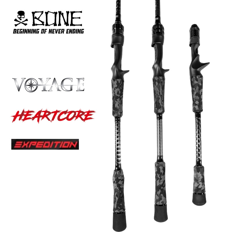 BONE Bone Luya Rod Ronin Expedition New Ultimate Warrior 4 sections Travel Stream long throw Black thunder strong rod