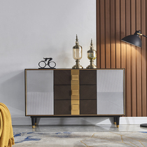 Light luxury entrance cabinet Simple modern home shoe cabinet Living room dining side cabinet Household multi-function locker storage decoration