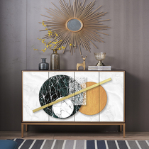 Light luxury wind Entrance cabinet Shoe cabinet Modern simple foyer model room Decorative cabinet Door-to-door locker Dining side cabinet