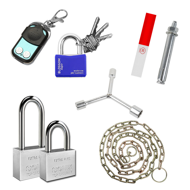 Taixiang parking lock expansion screw M8 model reflective sticker sleeve remote control padlock