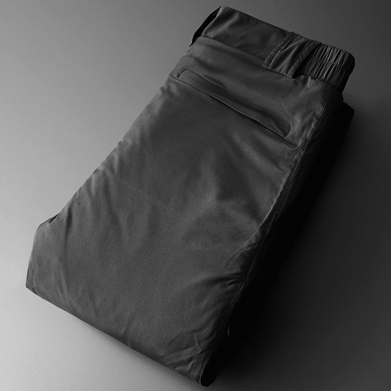 19 autumn and winter new down pants men's outer wear fashionable detachable liner slim straight feet warm outdoor down pants